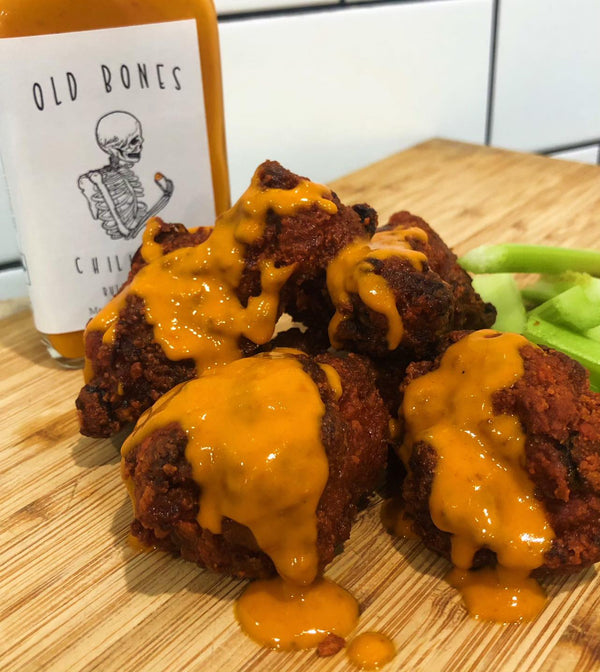 Old Bones Chilli Co Buffalo Sauce Crispy Chicken