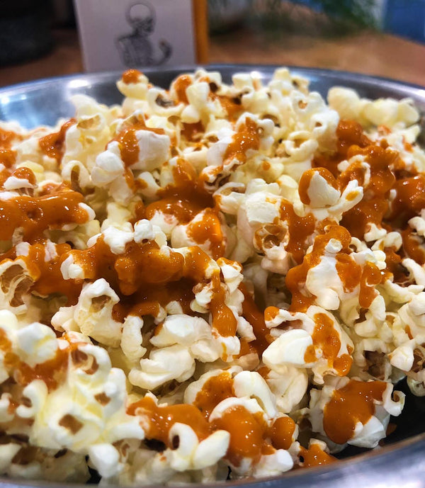 Old Bones Chilli Co Buffalo Sauce Popcorn