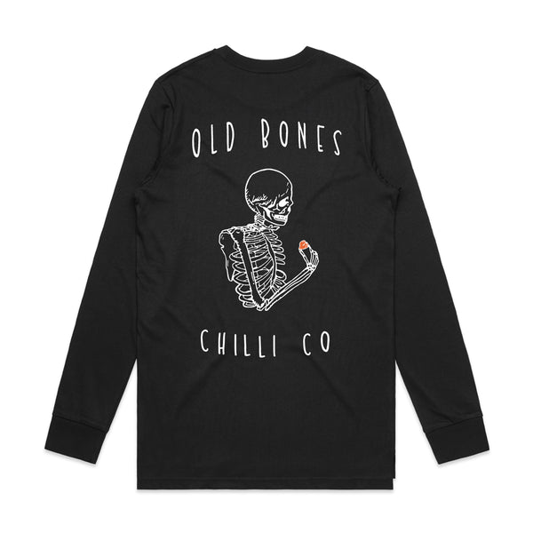 OB Skeletor Long Sleeve Shirt (Black)
