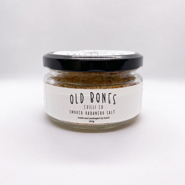 Old Bones Chilli Co Smoked Habanero Salt Jar