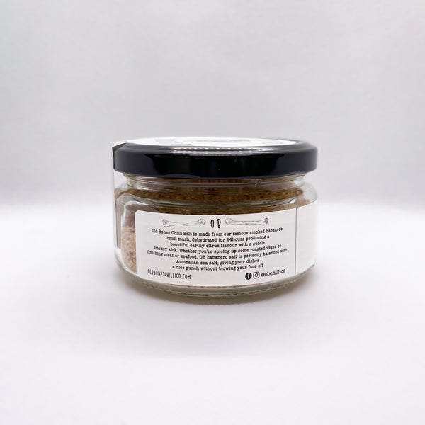 Old Bones Chilli Co Smoked Habanero Salt Jar