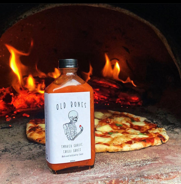 Old Bones Chilli Co Smoked Garlic Chilli Hot Sauce 