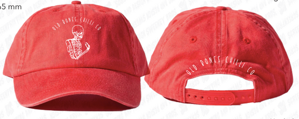 OB Skeletor Cap (Faded Red)