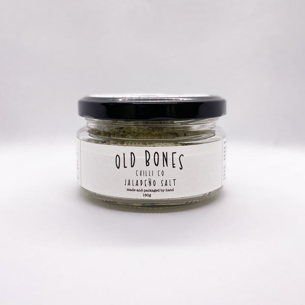 Old Bones Chilli Co Jalapeno Salt Jar
